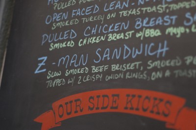 Get it your way: You can pretty much "Z-man" anything on the menu. 