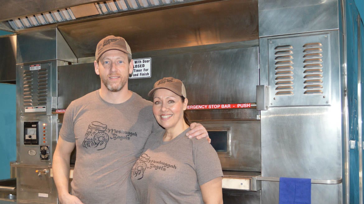 Pete and Janna Linde have responded to the public's enthusiasm about their bagels by opening a brick-and-mortar store on 39th Street in Kansas City. (Photo: Jonathan Bender | Flatland)