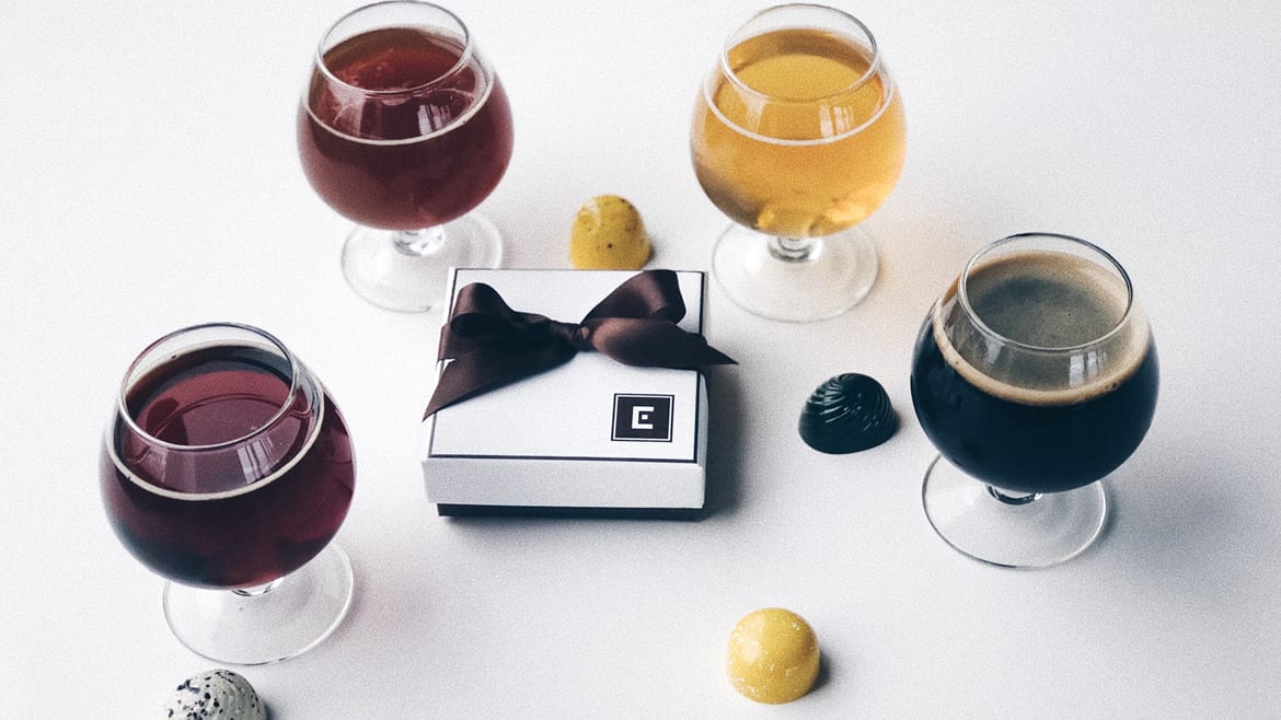 Boulevard is pairing beer with Christopher Elbow chocolates.