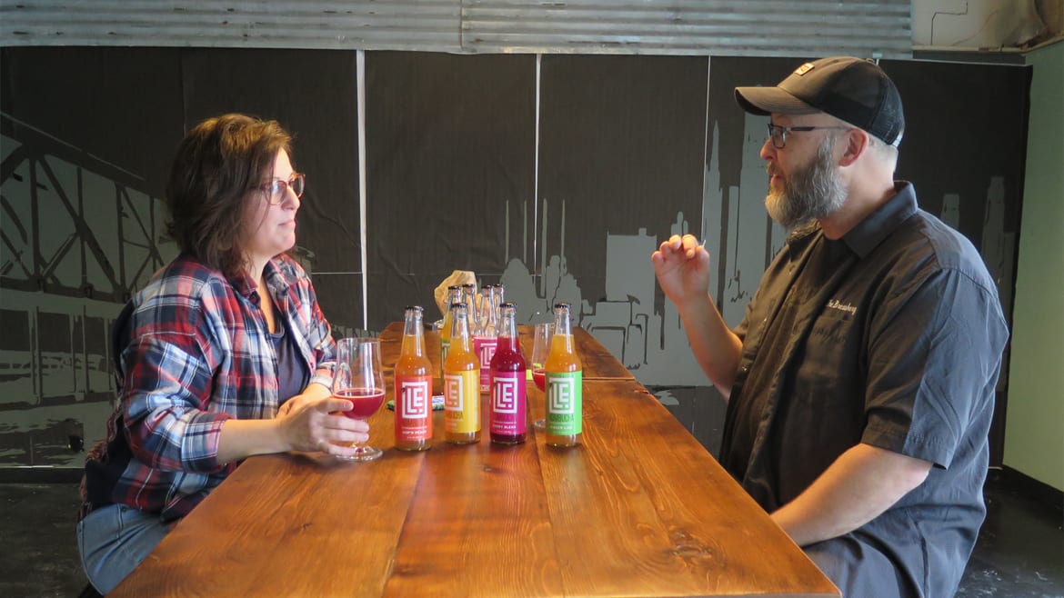 The Brewkery’s co-owners Amy Goldman and Sean Galloway 