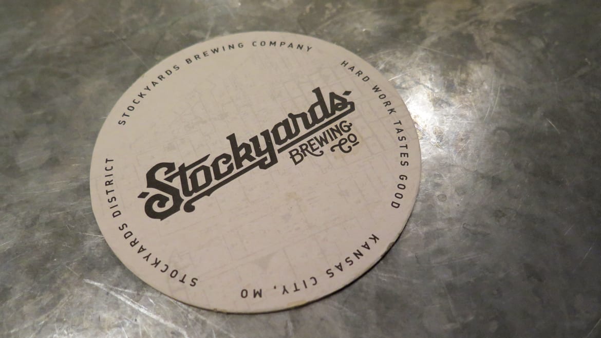 Stockyards Brewing Co. coaster