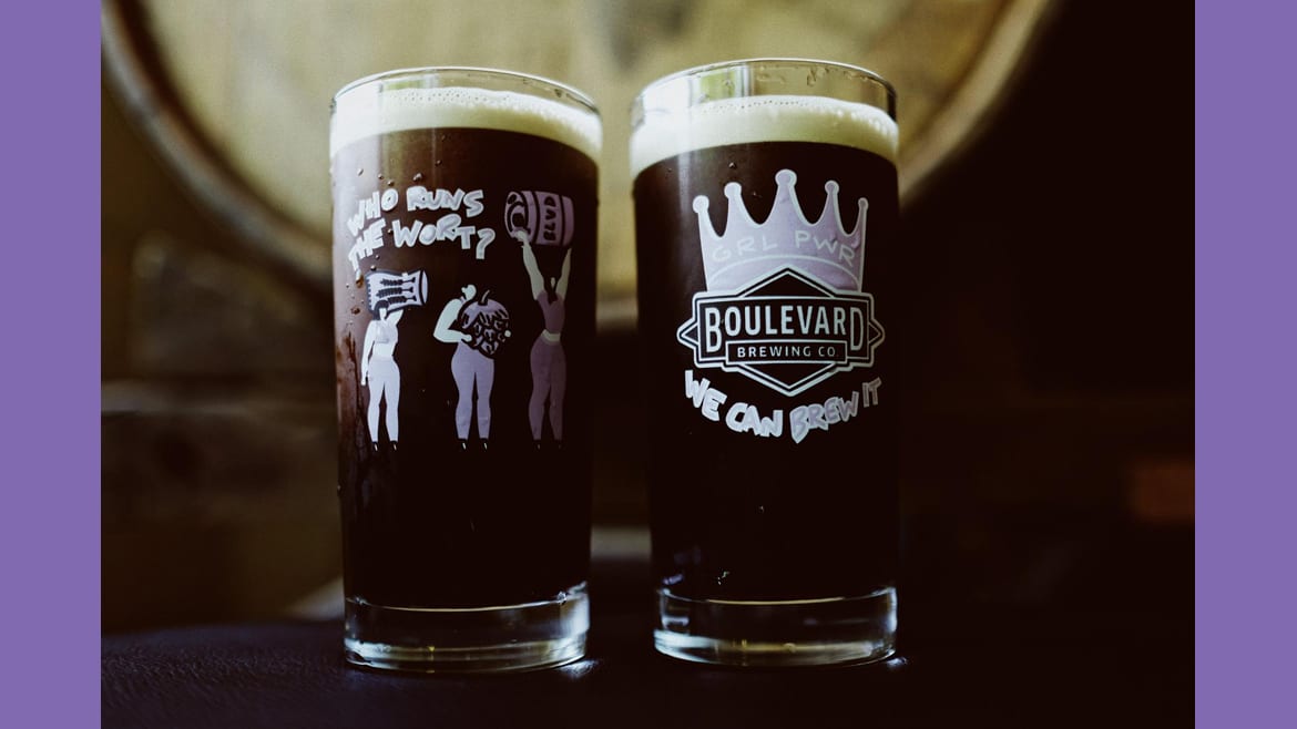 Women at Boulevard developed and brewed Test Salted Caramel Stout