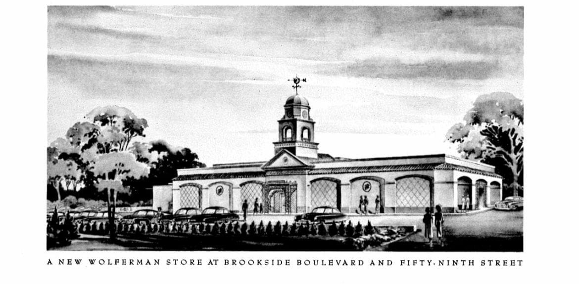 drawing of the new wolferman's scheduled to open in january 1950