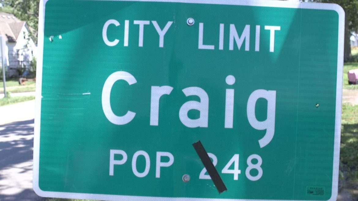 Craig, Missouri, population sign