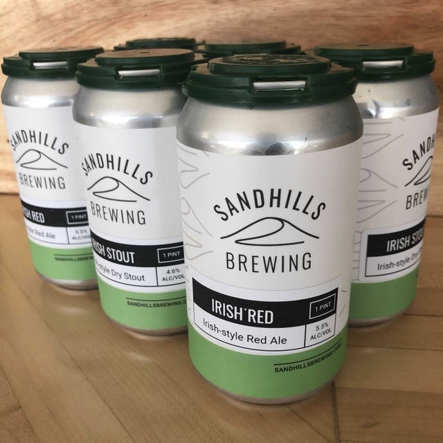 Sandhills Brewing has released Irish Red and Irish Stout.