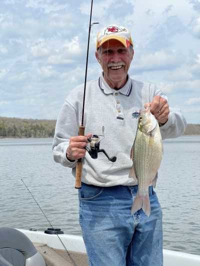 At age 92, Ken White is still fishing and still catching.