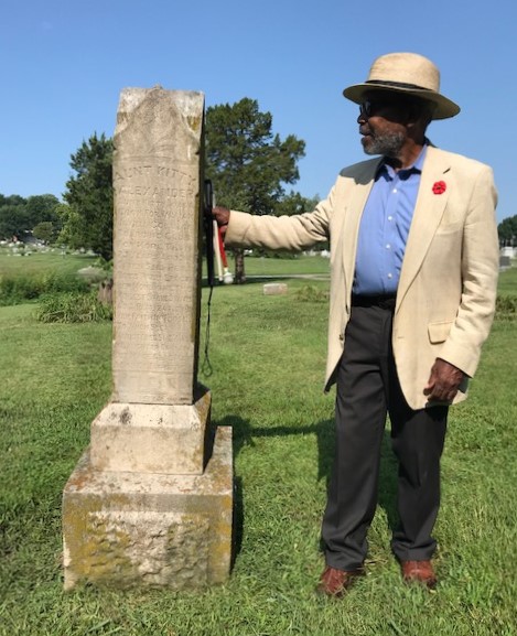 For many Black residents of Liberty after the Civil War, elaborate grave monuments represented a luxury, said Shelton Ponder, memorial project co-chair. The monument at the grave of Katherine “Aunt Kitty” Alexander, who served as a cook for William Jewell College students for 30 years, was placed by an alumni group following her 1909 death.