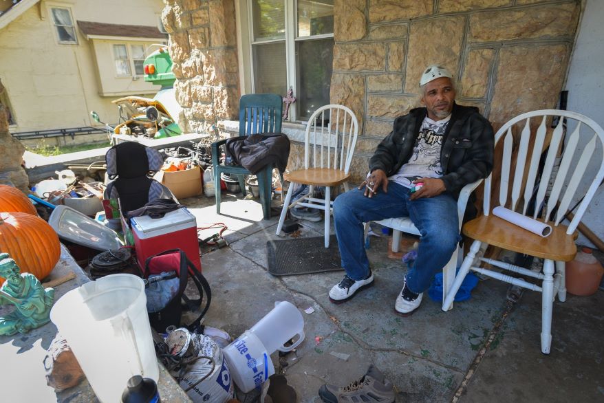 Kenneth Jenkins said he has tried to comply with city codes by moving things around his yard, but he still struggles with code enforcement citations.
