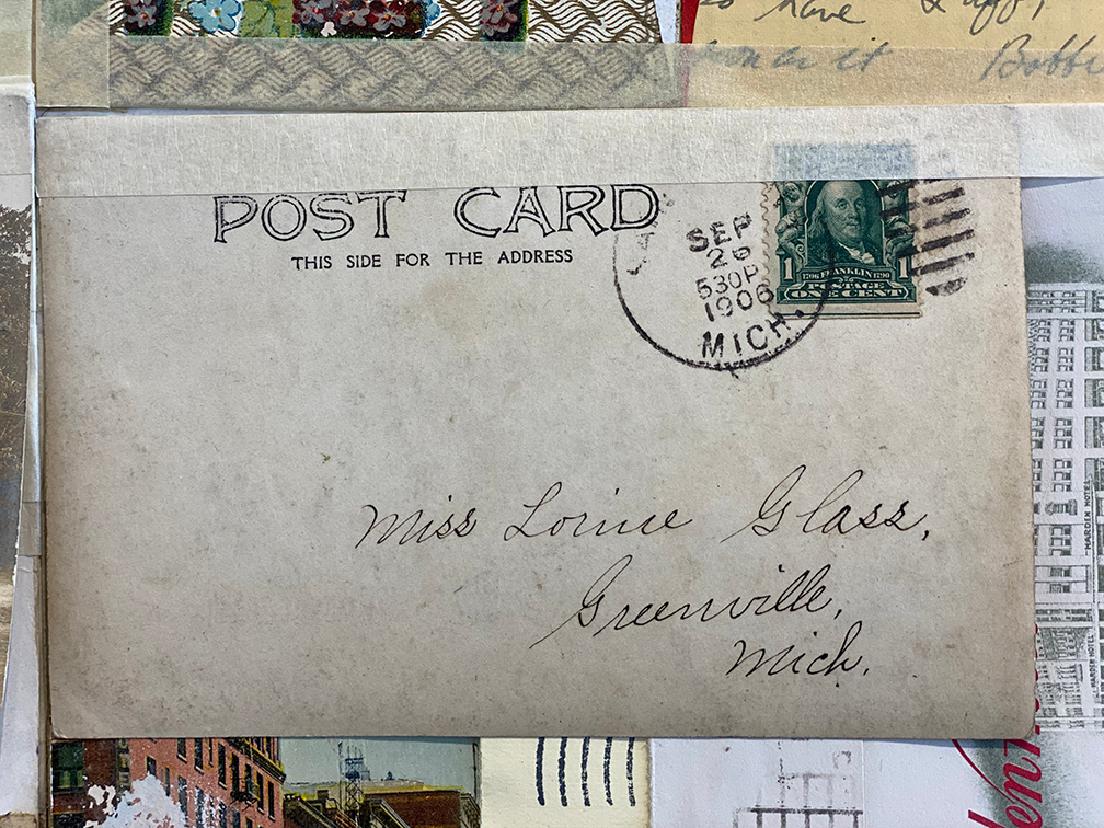 A post card dated 1905. (Vicky Diaz-Camacho | Flatland)
