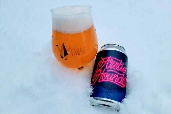 Crane Brewing Co.’s Arctic Hounds imperial winter lager.