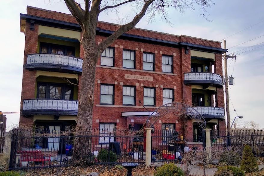 Jerusalem Farm members, who do a lot of home repair work in the northeast neighborhoods of the city, are working to complete the renovation of the well-known old St. Francis apartment building at 300 Gladstone Blvd.