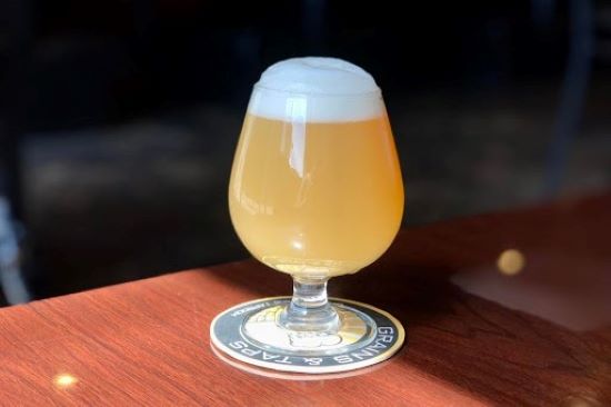 The latest hazy IPA from Grains and Taps, Venn Hologram.