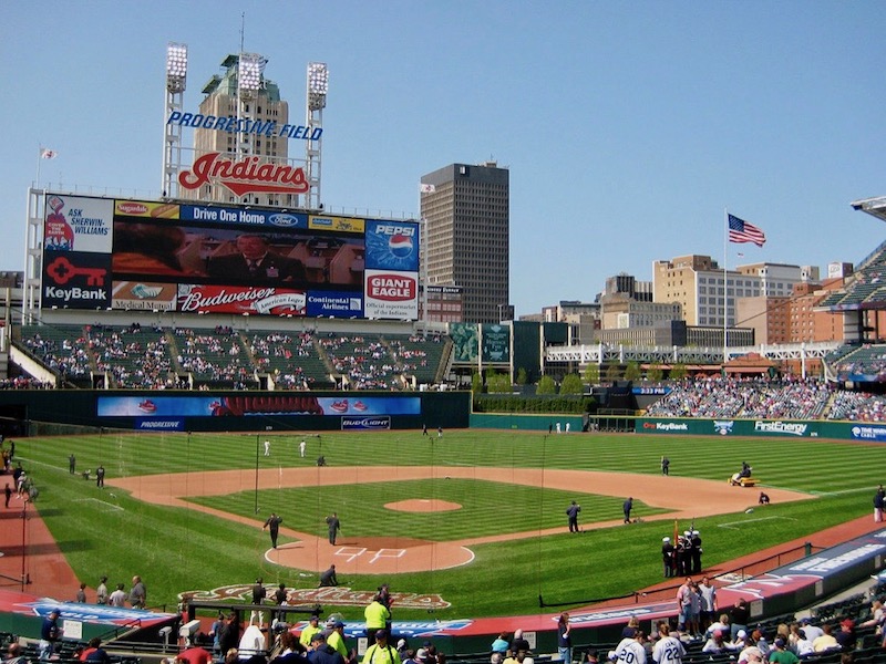 Progressive Field, which opened in 1994, is home to the Cleveland Guardians.