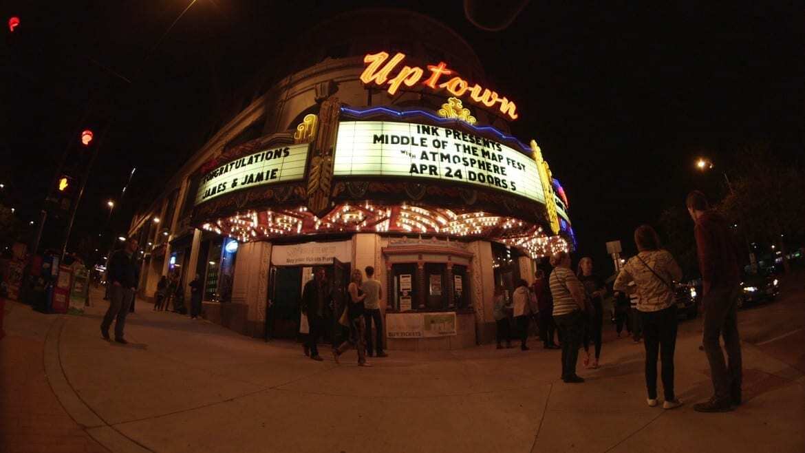 The Uptown Theater is one of the more beautiful local venues. 