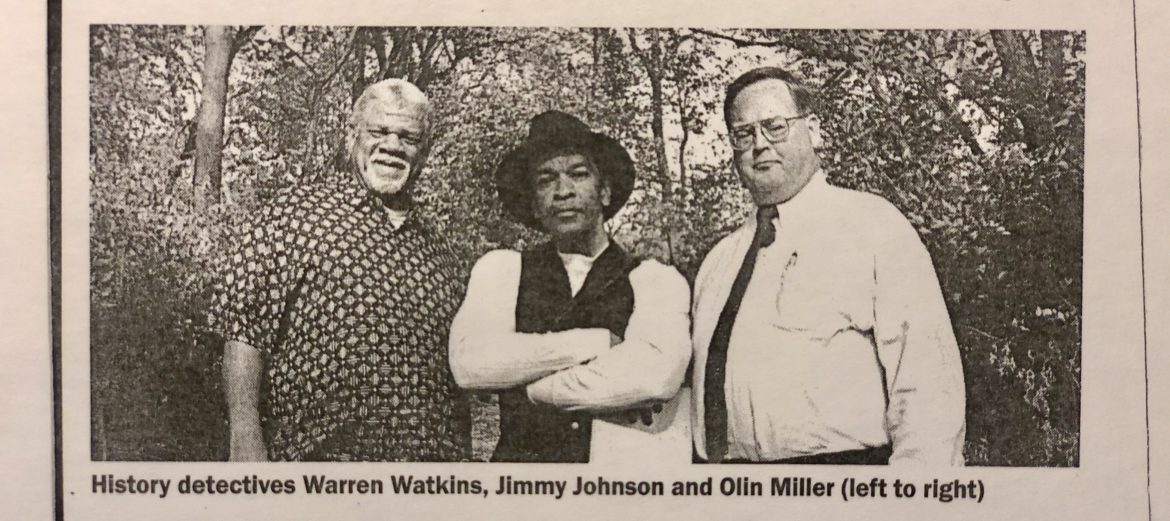 Warren Watkins, Jimmy Johnson and Olin Miller pose for The Pitch