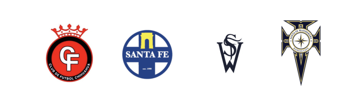 Santa Fe Wanderer crests through the years.