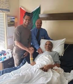 Ajamu Webster (left),  David Haley and Alvin Sykes.