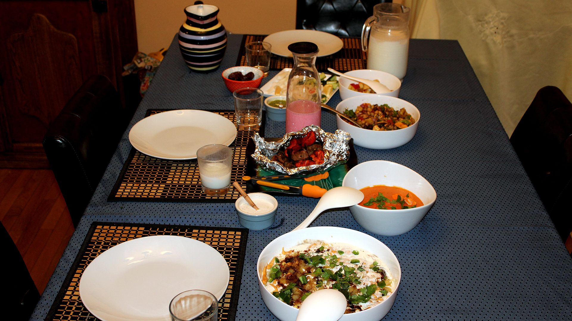 Haider's iftar meal