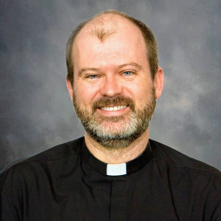 Rev. Justin Hoye, priest at St. Thomas More Catholic Church in Kansas City. 