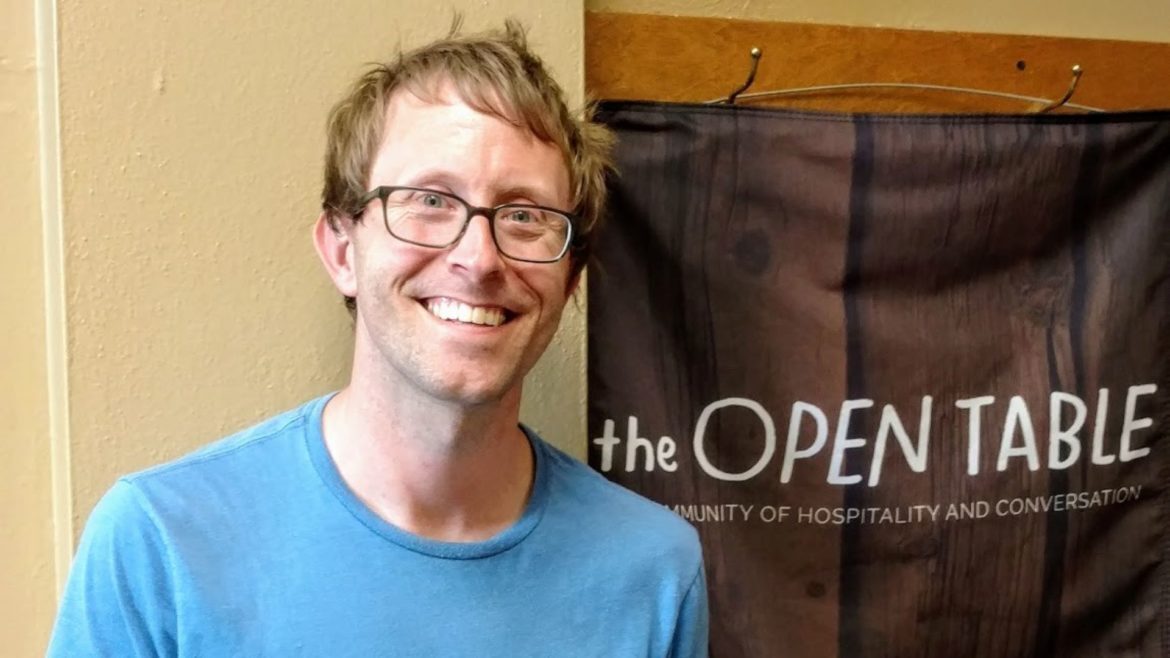 Nick Pickrell oversees a dinner church called The Open Table. 