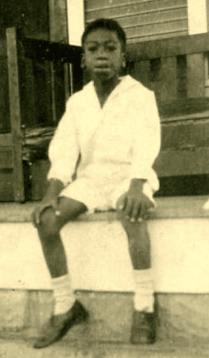 Hal "Cornbread" Singer as a child in Tulsa. 