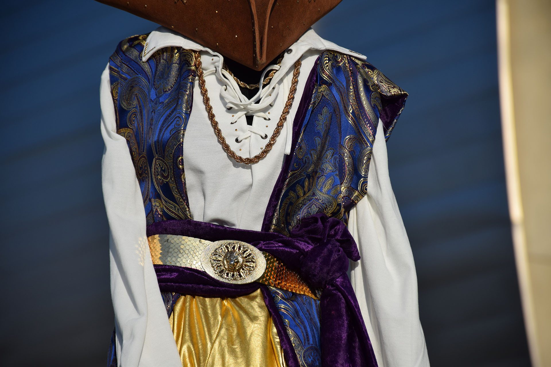 Pirate costume detail