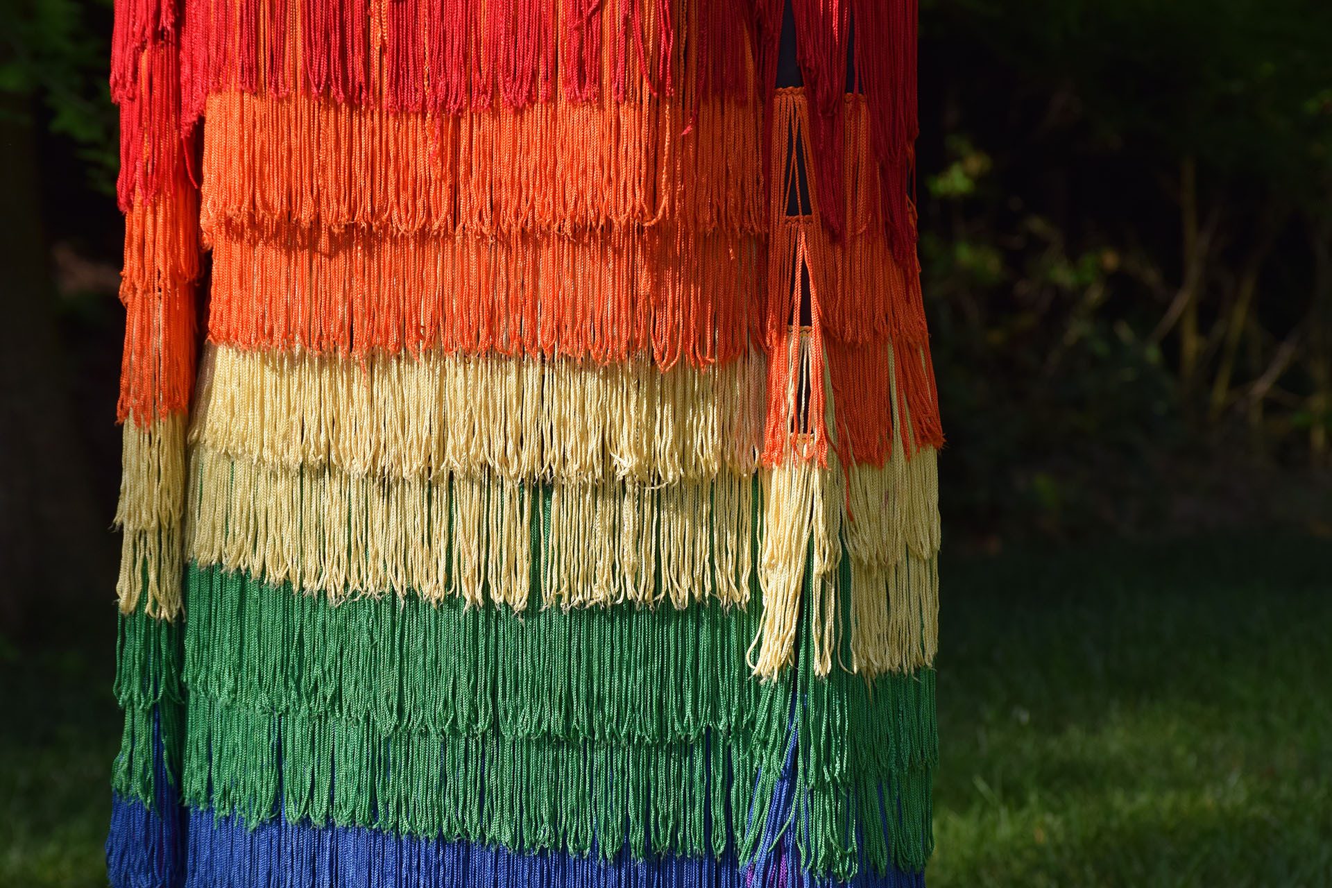 Detail of Pride dress