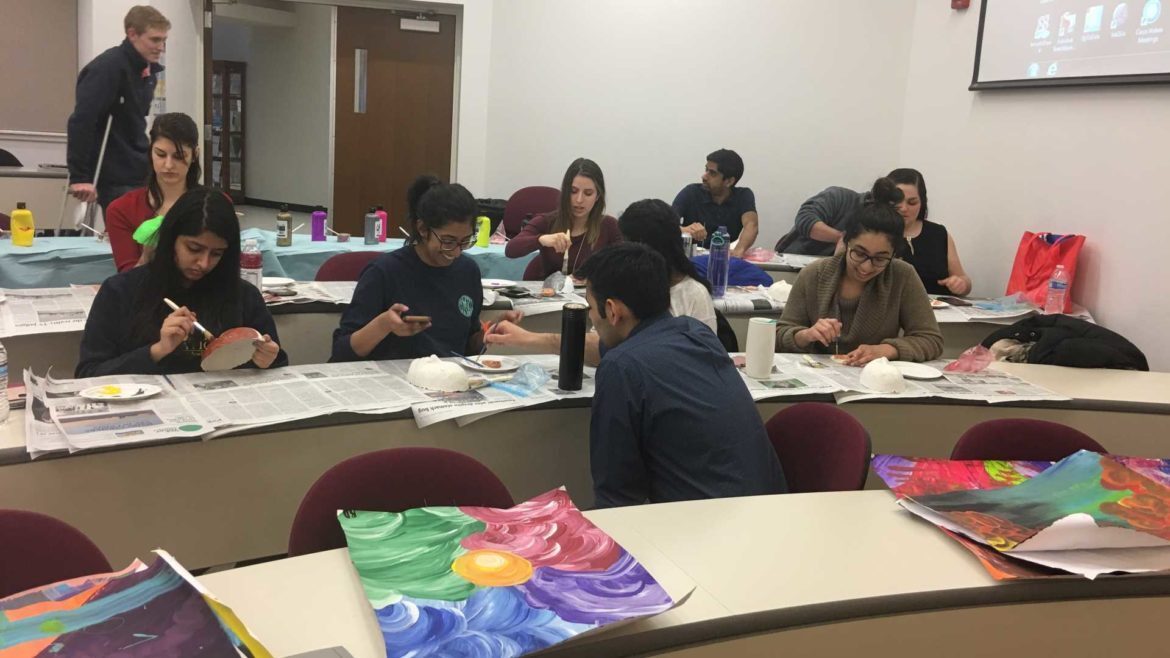 Dr. Nancy Tilson-Mallett's "Medicine and Art" class.