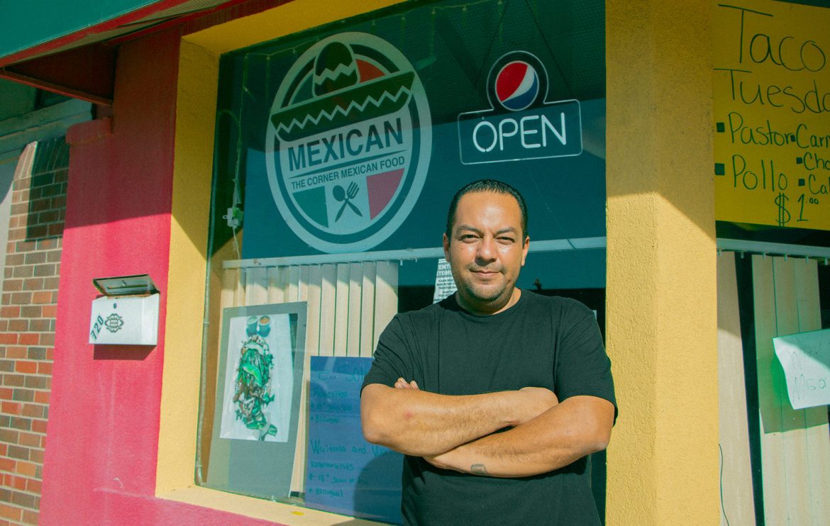Alejandro Martinez, owner of The Corner Mexican Food