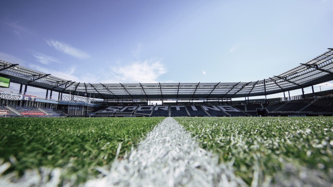 Sporting Kansas City soccer field.