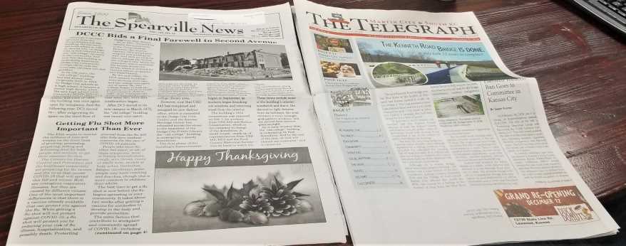 Kathy Feist modeled the Martin City Telegraph after her hometown newspaper, the Spearville (Kansas) News.