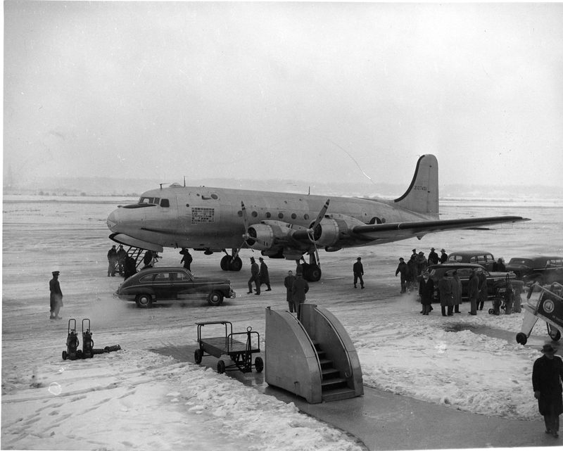 President Harry Truman's aircraft, known as the Sacred Cow