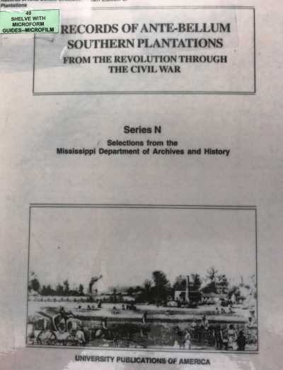 Among the resources available at the Midwest Genealogy Center in Independence are plantation records.