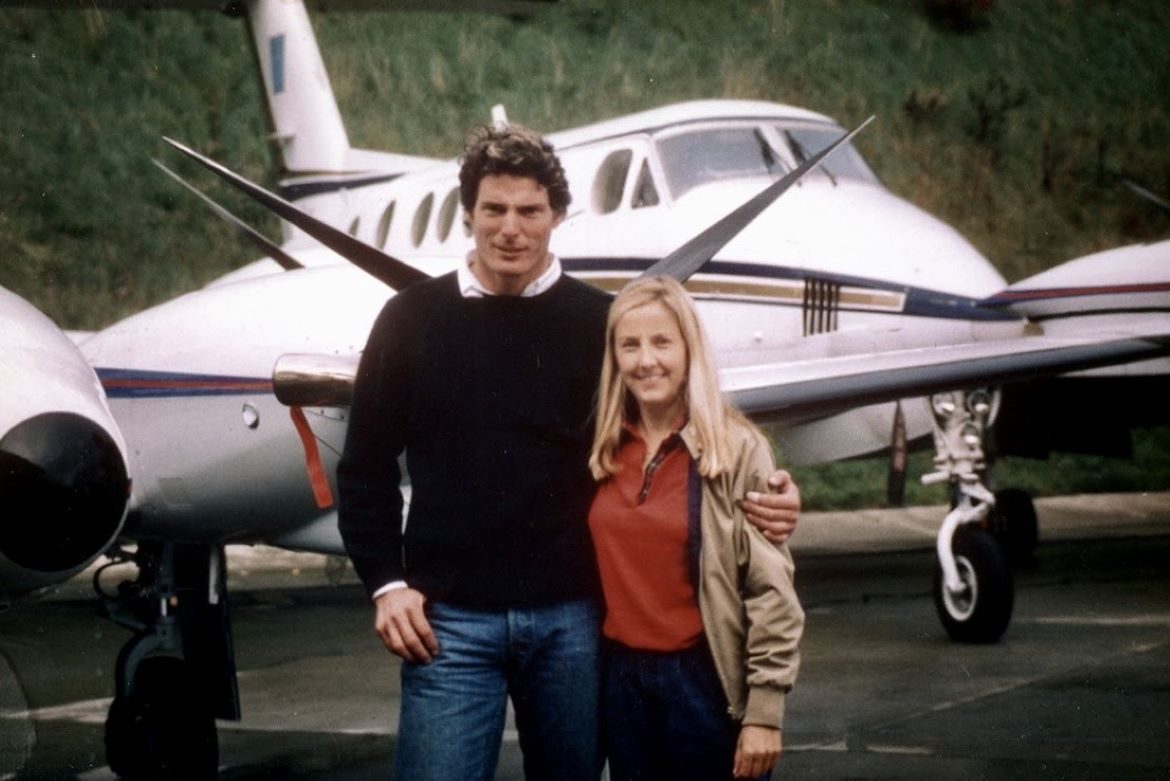 Michele Stauffer sold several planes to and for Christopher Reeve before his horseback-riding accident in 1995.