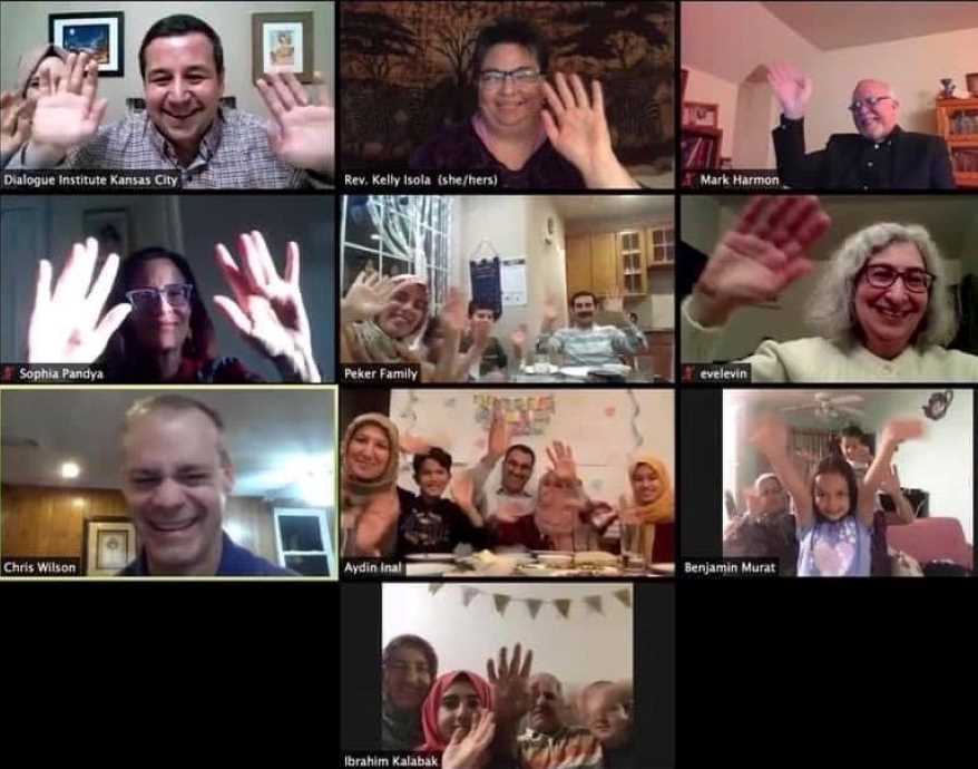One of the many Zoom 'Iftars' hosted by the Dialogue Institute of Kansas City.