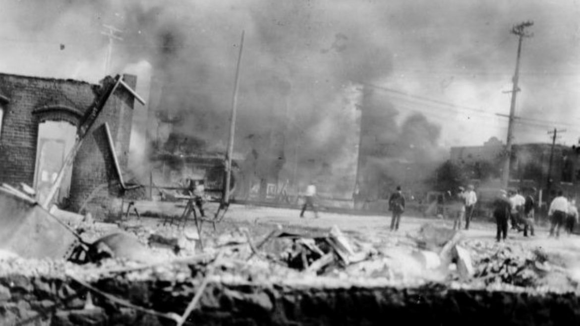 Some Tulsa residents watched fires burn in Tulsa’s Greenwood district during the 1921 race massacre.
