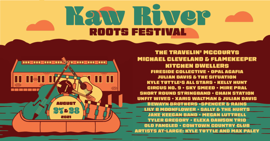 The Kaw River Roots Festival two-day lineup.