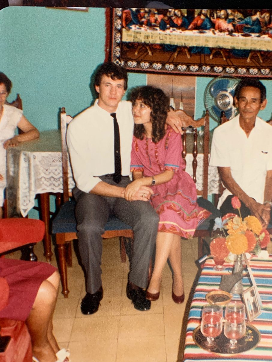 Christensen Caballero's parents, pictured here, are a source of inspiration. (Contributed)