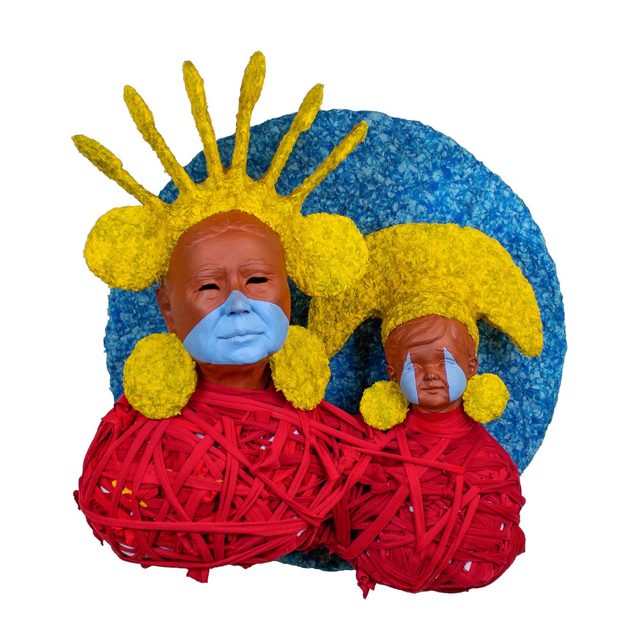 Jonathan Christensen Caballero's mixed-media installation "Niño Dorado/Golden Child." (Contributed)