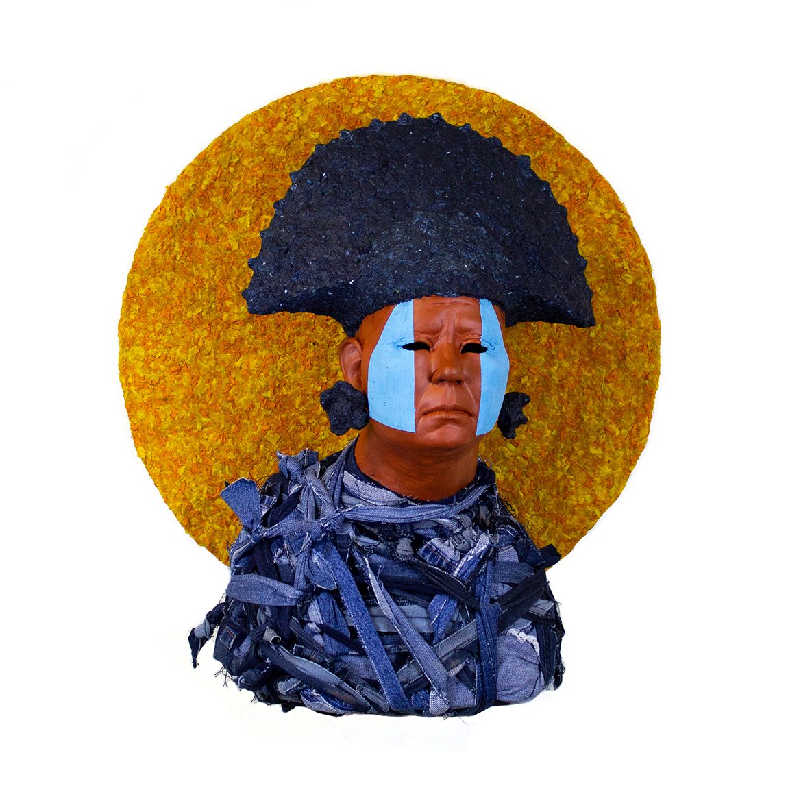 Jonathan Christensen Caballero's mixed-media installation "Saints of Society" (Contributed)