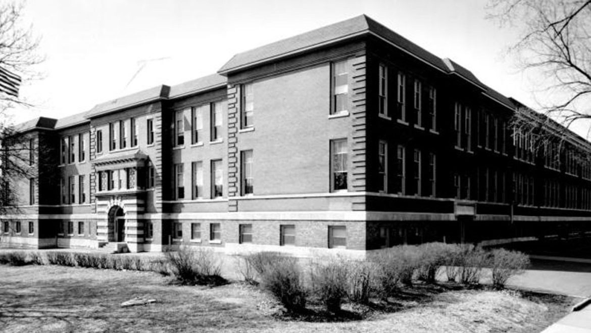 The D.A. Holmes School in 1963