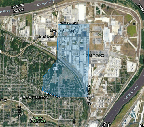 Aerial map view of Rattlebone Hollow.
