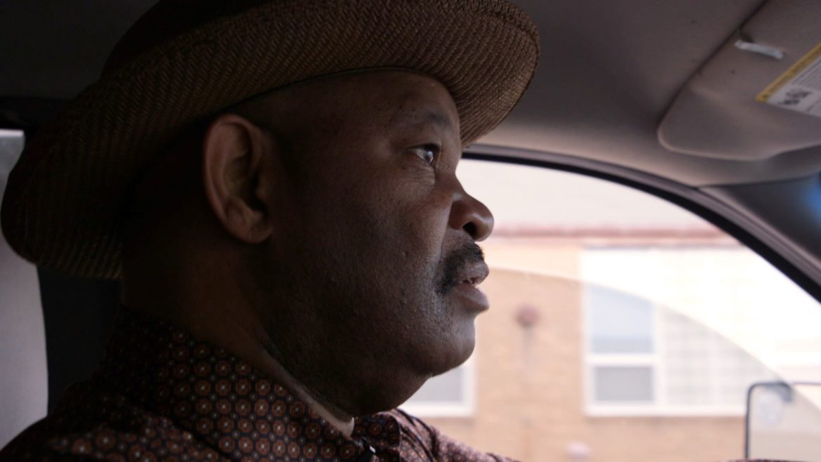 Phil Dixon driving around his old stomping grounds of Rattlebone Hollow.