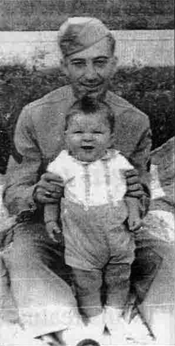 Carole Eugene Domer wearing the ring that was returned to his family 78 years after his death in World War II.