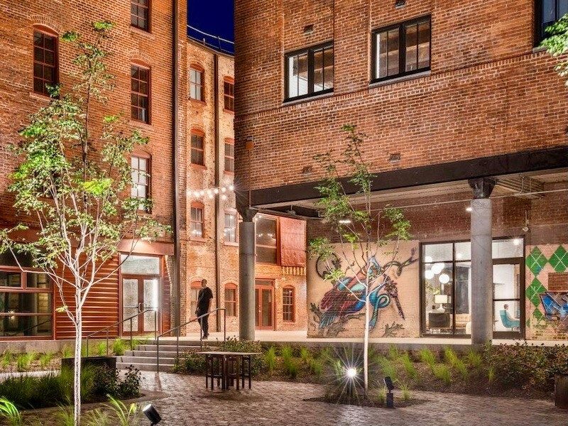 The West Bottoms Flats project renovated three historic industrial buildings into apartments.