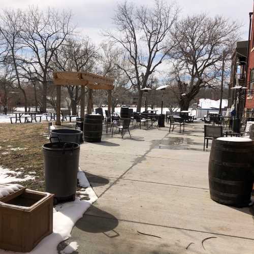 Musicians needed a place to play during the pandemic, so Browne’s cleared a weedy lot and made it a gathering space.