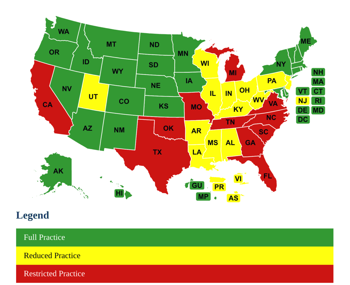 United States map