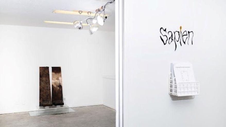 Entry to the gallery space inside the Sapien space.