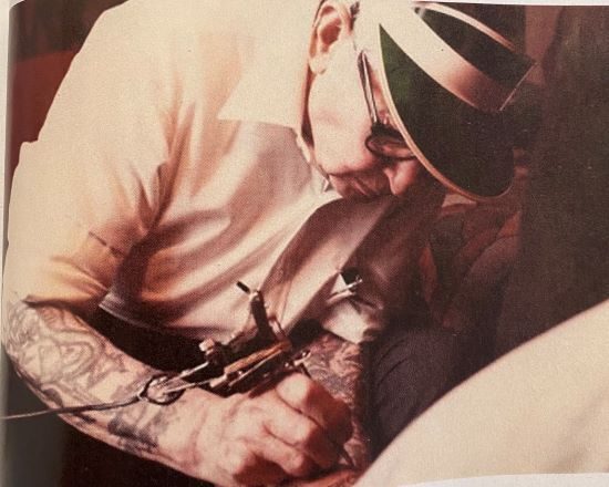 Bert Grimm at work.